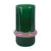 Hot Present time - Vase Animado Anillo medium retro green w. soft pink