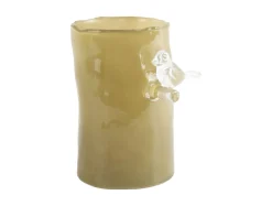 Best Present time - Vase Bird On Branch small army green