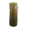Best Present time - Vase Bird On Branch large army green