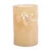 New Present time - Vase Bird On Branch small soft yellow