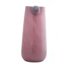 Sale Present time - Vase Bolita glass large soft pink w. soft purple
