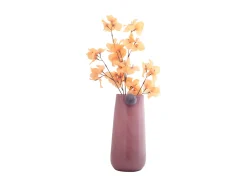 Sale Present time - Vase Bolita glass large soft pink w. soft purple
