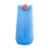 New Present time - Vase Bolita glass large soft blue w. soft orange