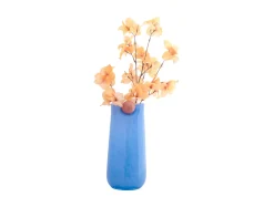 New Present time - Vase Bolita glass large soft blue w. soft orange