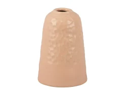 New Present time - Vase Carve Wide ceramic matt soft pink