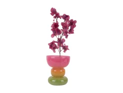 Hot Present time - Vase Funky Vibes glass wide multi colour