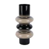 New Present time - Vase Grato medium black w. warm grey