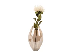 Clearance Present time - Vase Luster organic shiny chocolate brown