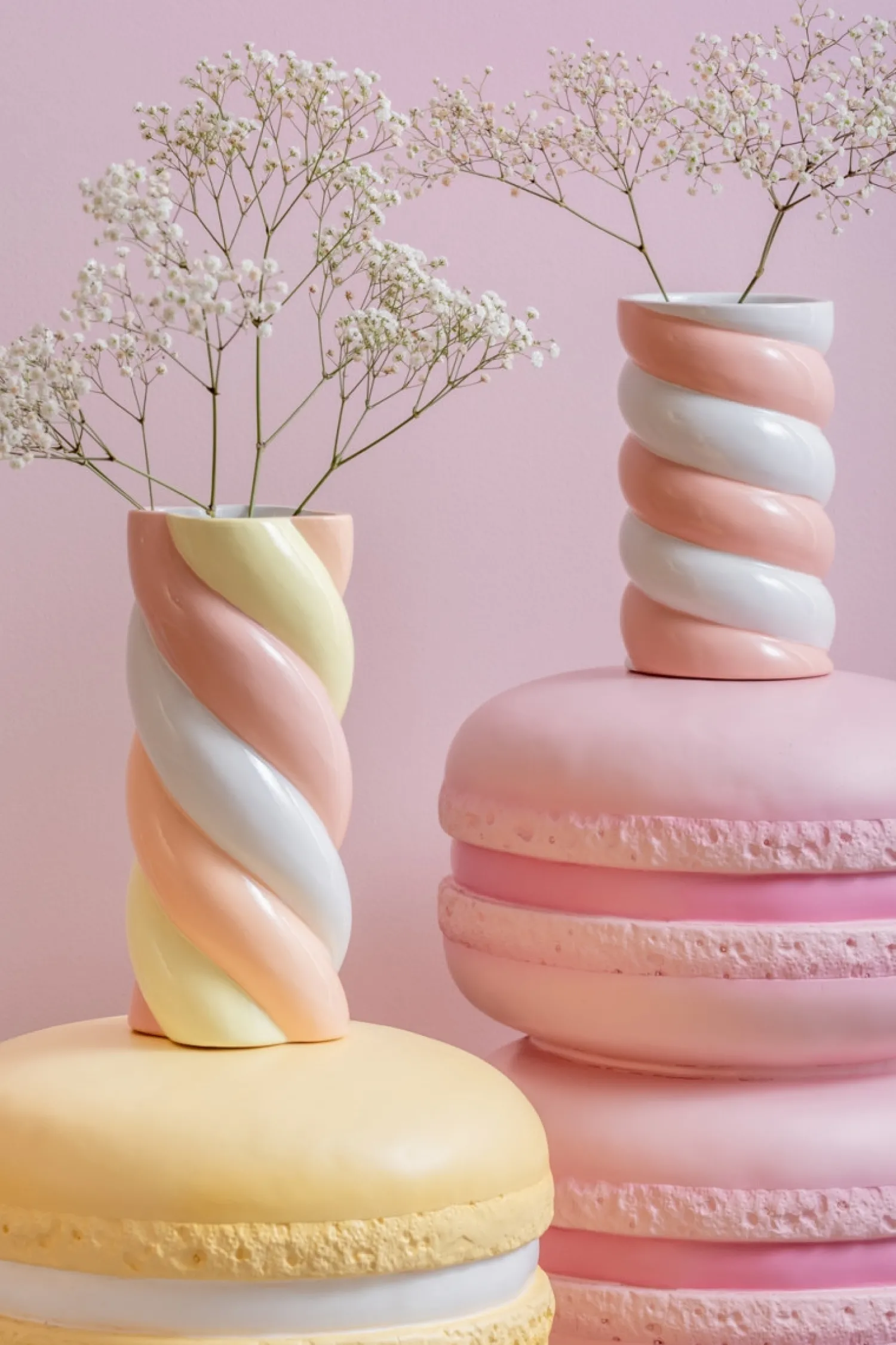 Best Present time - Vase Marshmallow medium multi colour