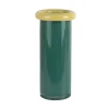 New Present time - Vase Plegado L retro green w. soft yellow