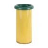 Best Present time - Vase Plegado S soft yellow w. retro green