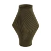 Hot Present time - Vase Twisted Rib large army green