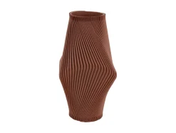 New Present time - Vase Twisted Rib large warm brown