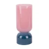 Present time - Vase Variado Colores medium faded pink w. dark blue