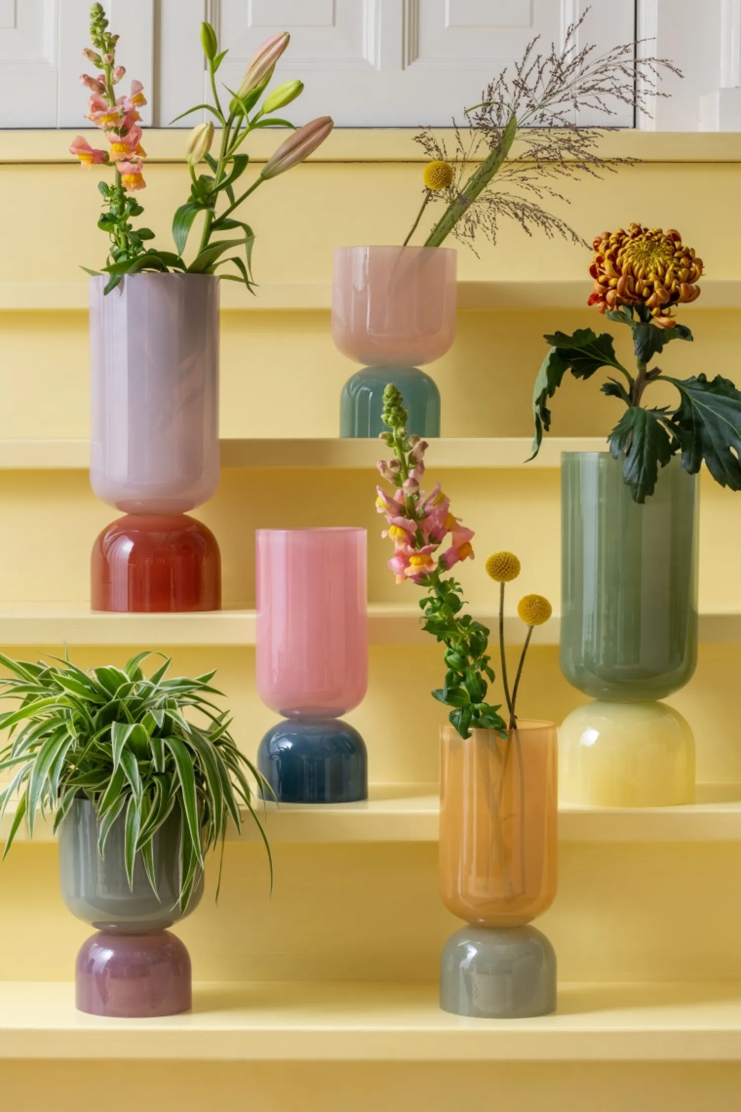Discount Present time - Vase Variado Colores small soft pink w. misty blue