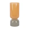 New Present time - Vase Variado Colores medium ochre yellow w. grayed jade