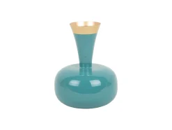 Hot Present time - Vase Yara enamel turquoise blue