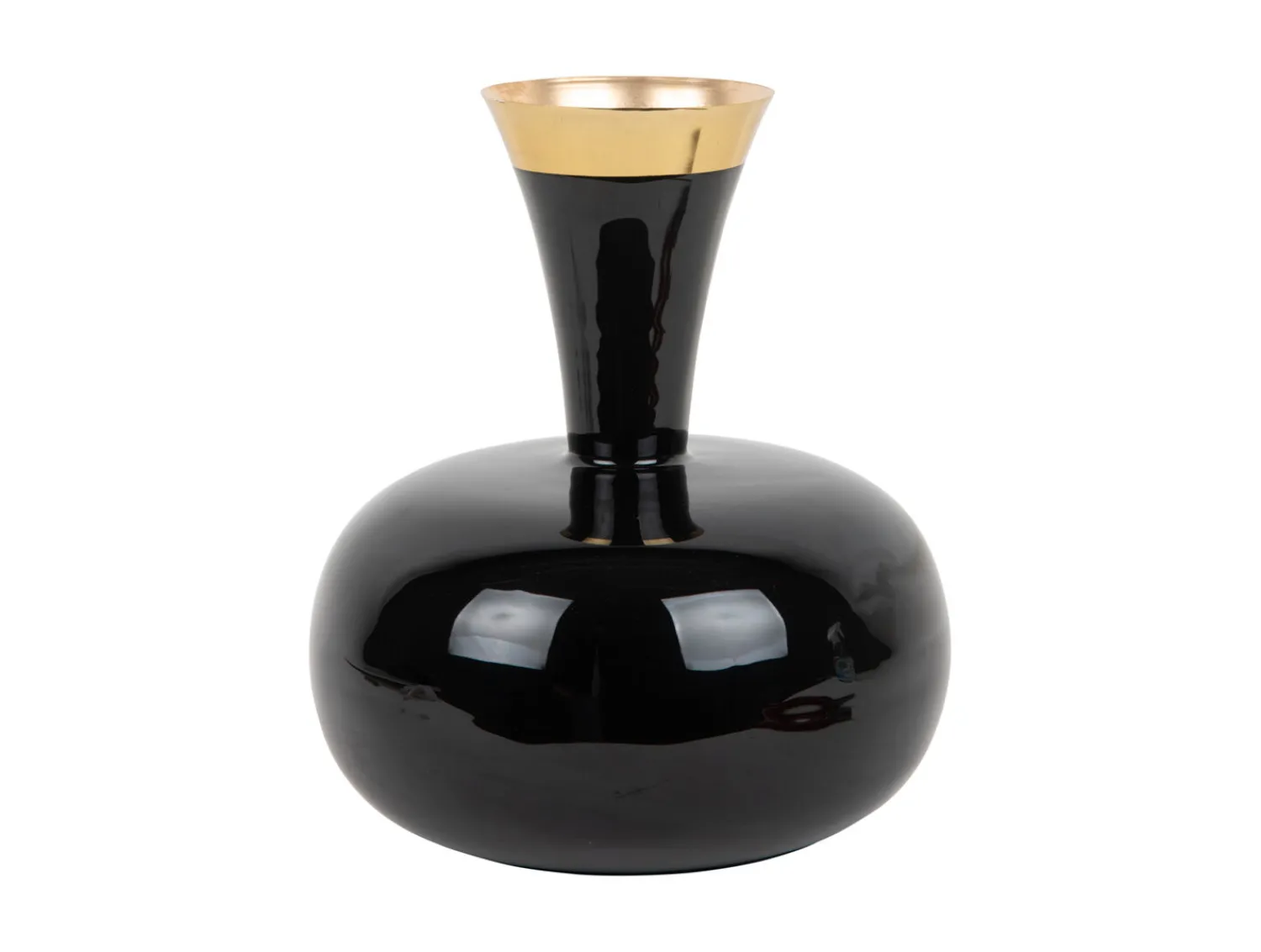 Hot Present time - Vase Yara large enamel black