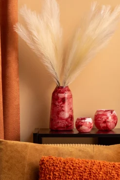 New Present time - Votive Blended small glass red ochre