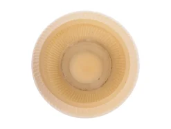 Online Present time - Votive Chique Ribbed large glass latte brown