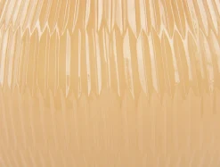 New Present time - Votive Chique Ribbed small glass latte brown