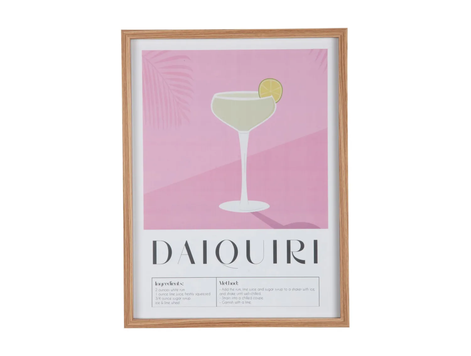 Discount Present time - Wall art Daiquiri soft pink