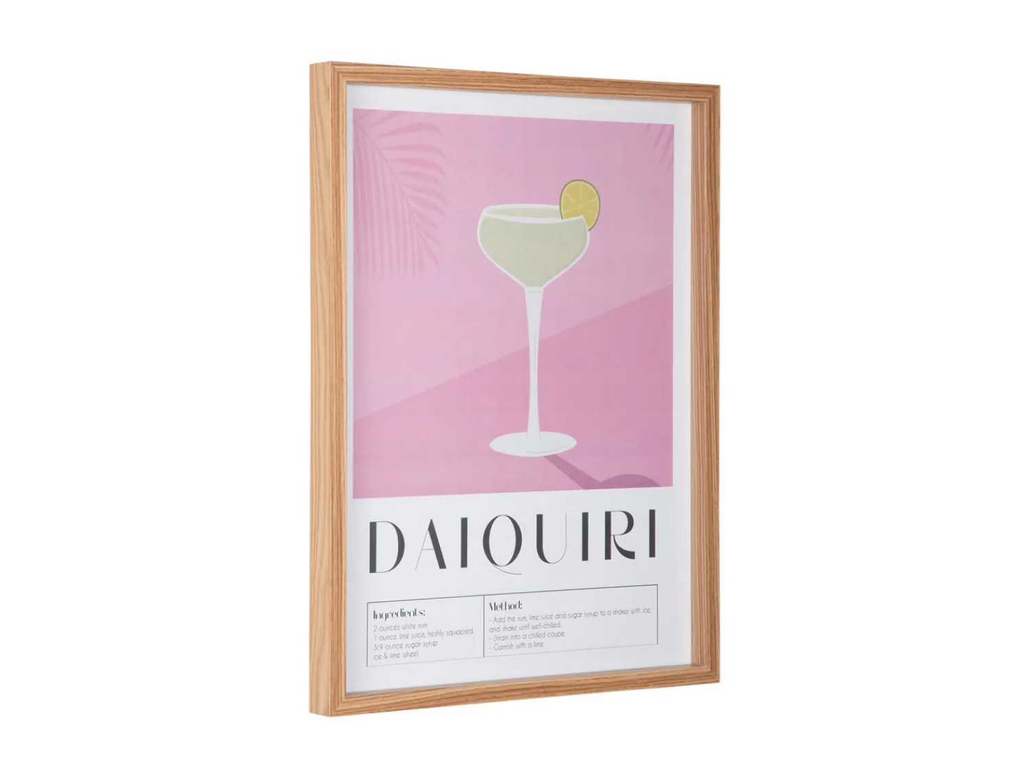 Discount Present time - Wall art Daiquiri soft pink