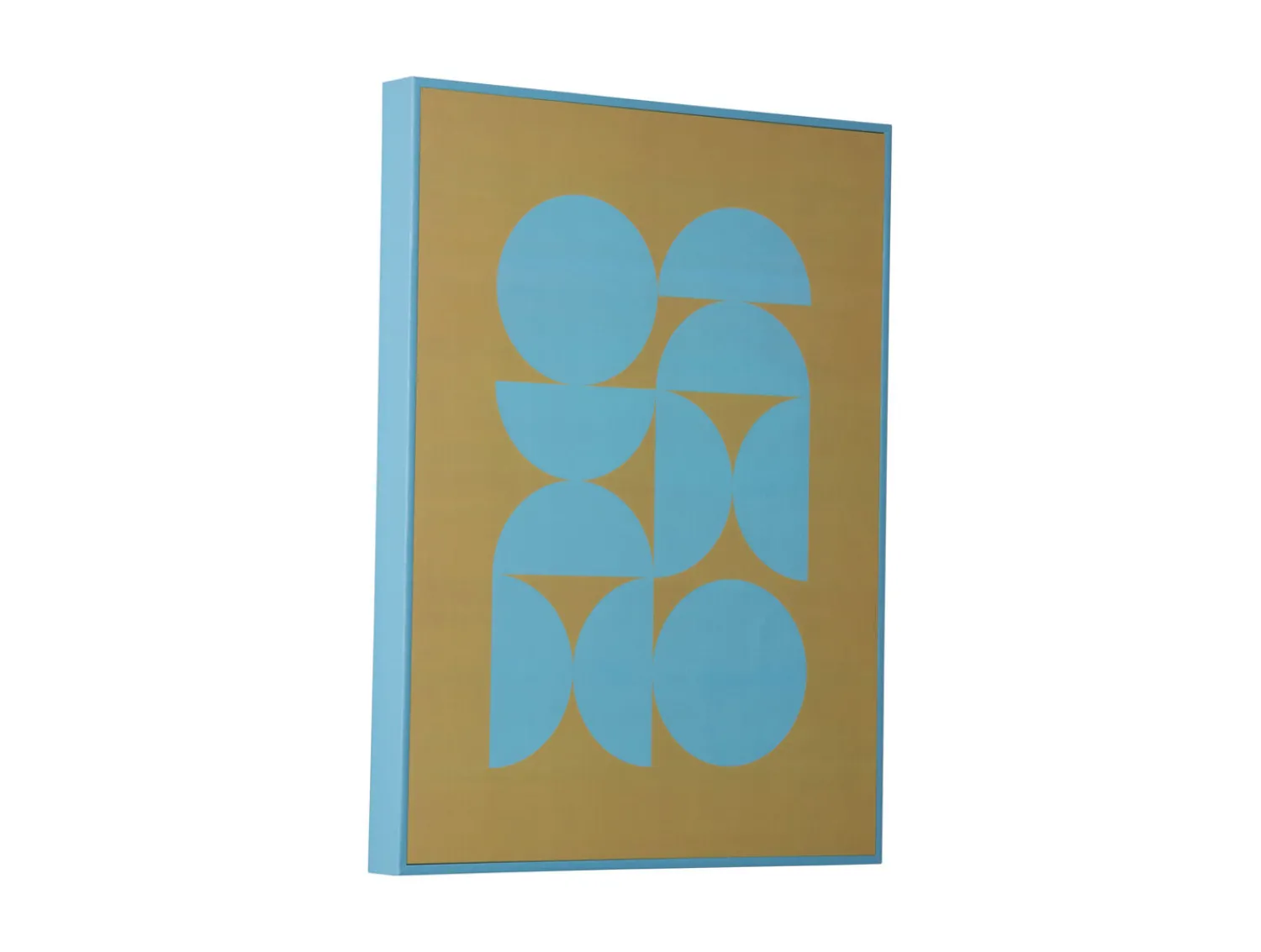 Online Present time - Wall art Geo Abstracto citrine yellow