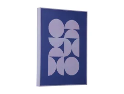 Outlet Present time - Wall art Geo Abstracto cobalt blue