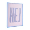 New Present time - Wall art Hej large purple