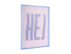 New Present time - Wall art Hej large purple