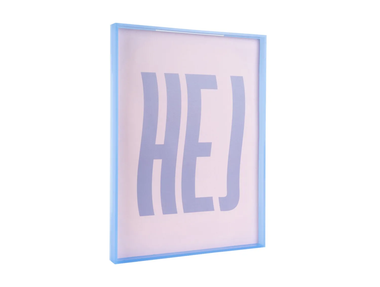 New Present time - Wall art Hej large purple