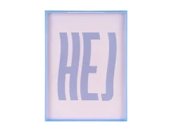 New Present time - Wall art Hej large purple