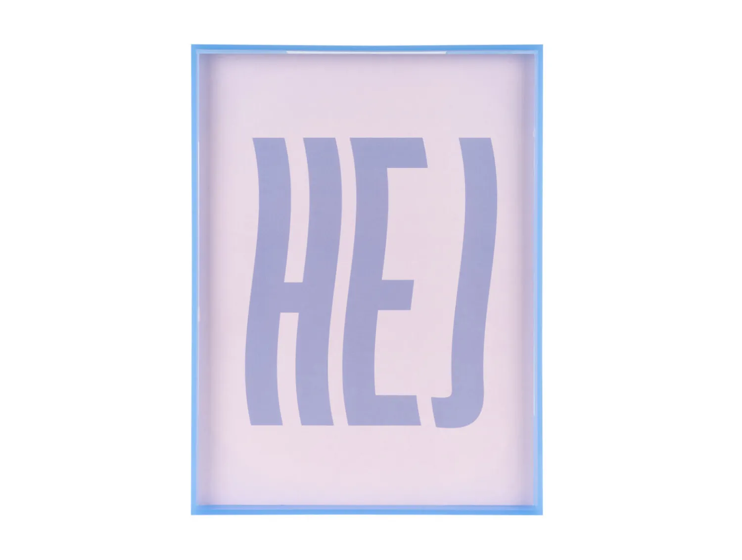 New Present time - Wall art Hej large purple