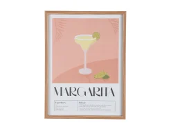 Online Present time - Wall art Margarita peach orange