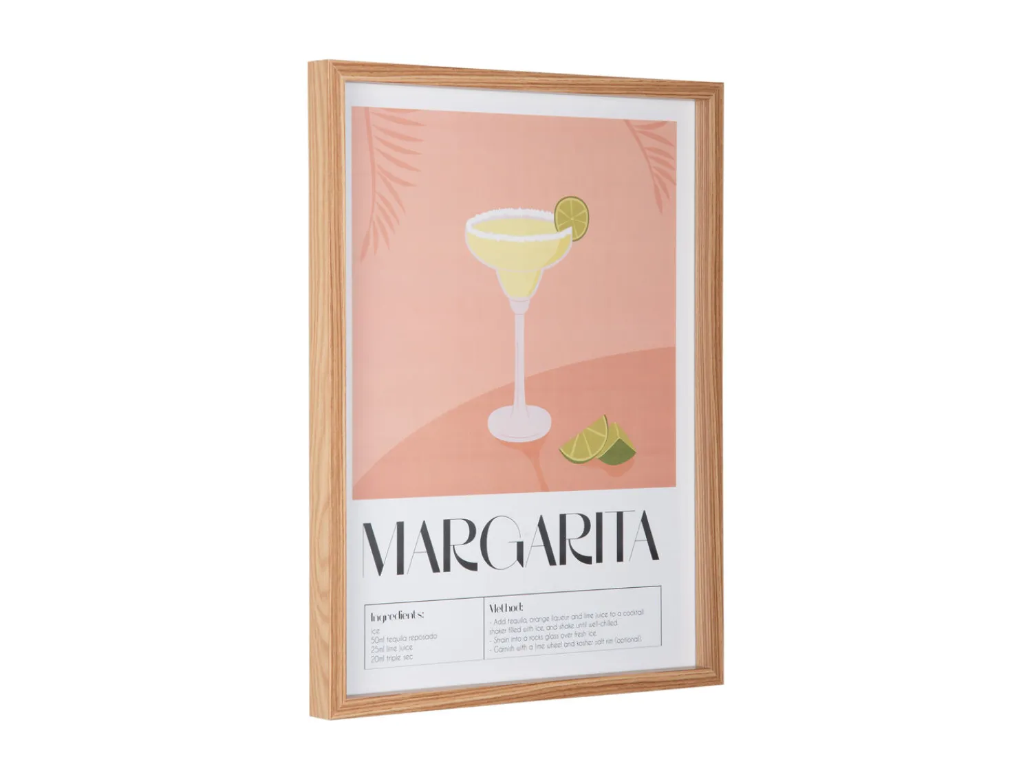 Online Present time - Wall art Margarita peach orange