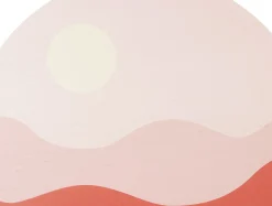 Discount Present time - Wall art Sunset MDF soft pink