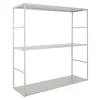 Best Present time - Wall rack Level metal matt warm grey