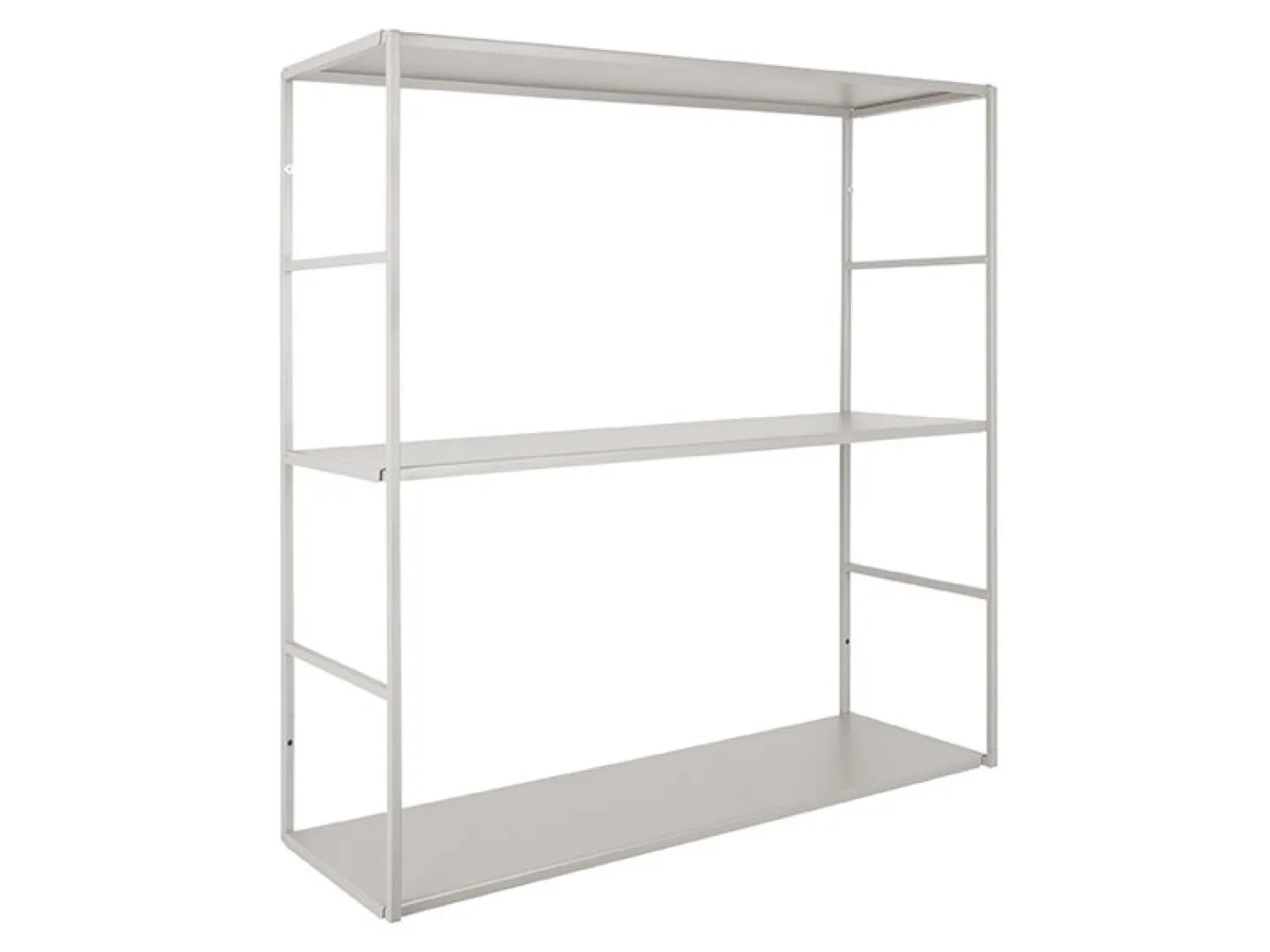 Best Present time - Wall rack Level metal matt warm grey