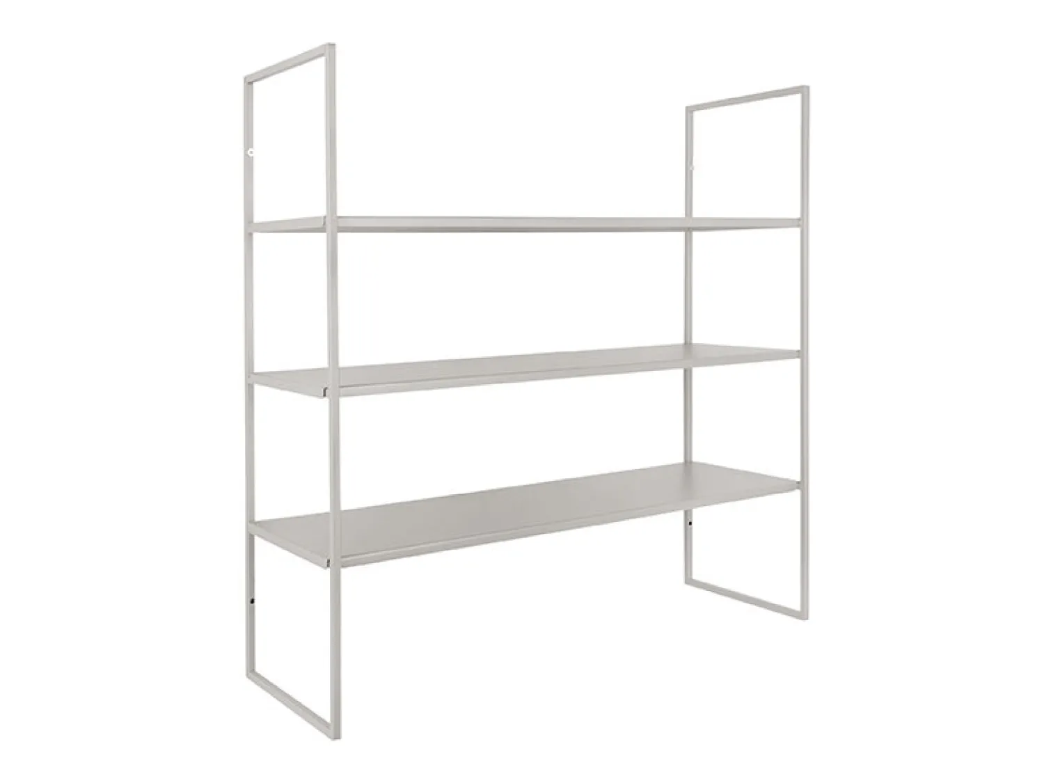 Best Present time - Wall rack Level metal matt warm grey