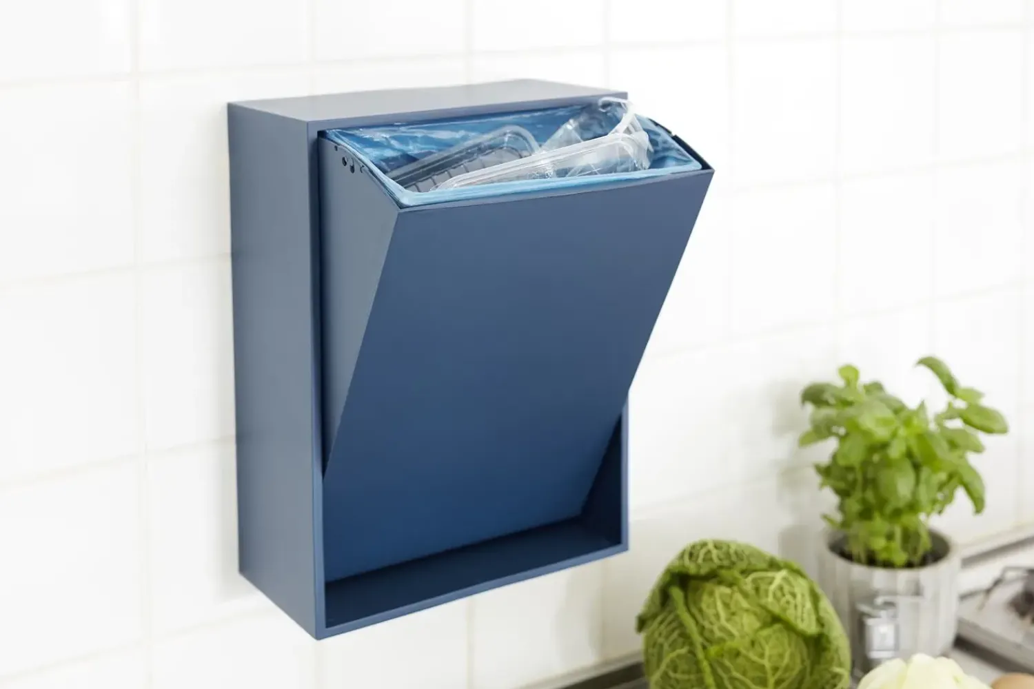 Outlet ReCollector - Affaldssortering, affaldsspand, bæredygtig, Blå, Deep Dive Blue