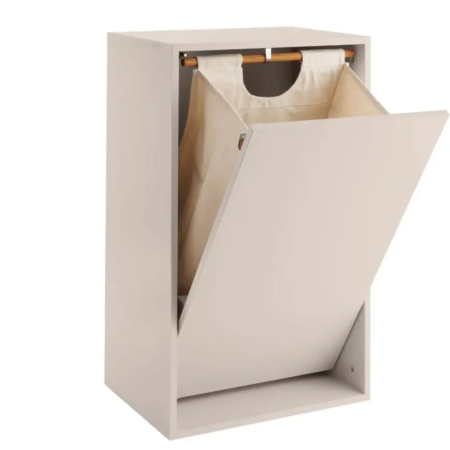 Outlet ReCollector - Vasketøjskurv, Silver Cloud Grey, bæredygtig