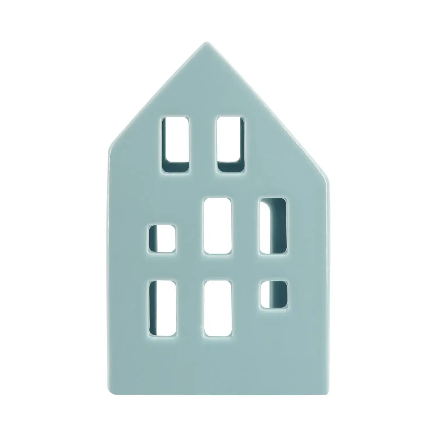 Sale REMEMBER - Fyrfadslys hus - Nyhavn 'blue'
