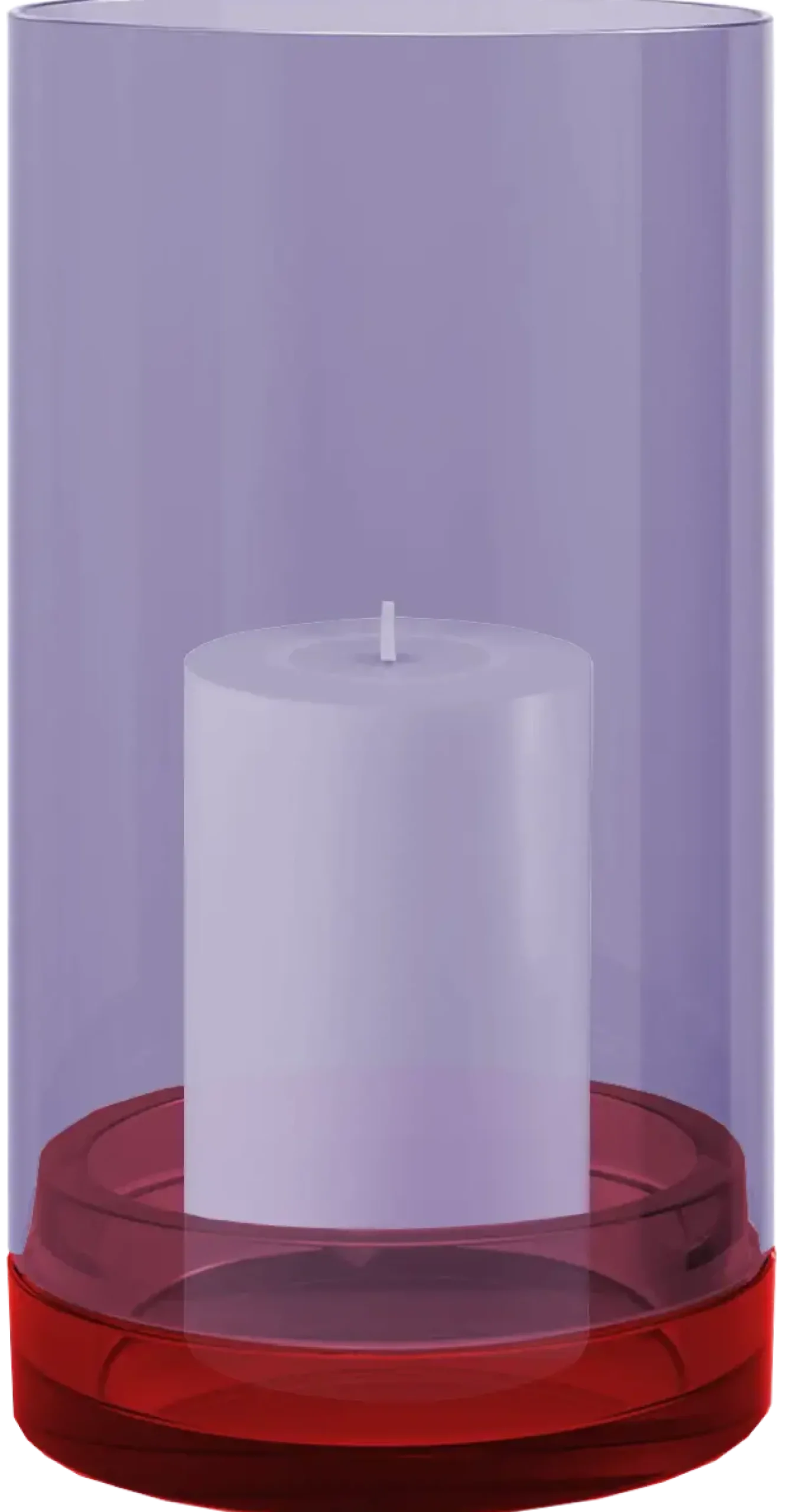Online REMEMBER - Glas lanterne "Lucius" - Large - Violet