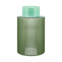 Outlet REMEMBER - Vase - Groove L - Grøn