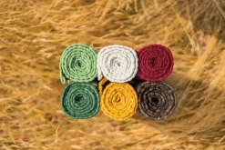 Hot Rug Solid - Bomuldstæppe, amber - 60x90 cm.