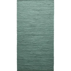 Sale Rug Solid - Bomuldstæppe, jade - 75x200 cm.