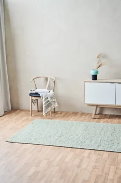Rug Solid - Bomuldstæppe, Mint - 65x135 cm.