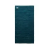 Online Rug Solid - Bomuldstæppe, petroleum - 75x300 cm.