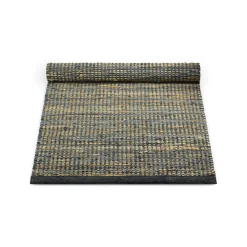 Sale Rug Solid - Tæppe jute læder, graphite - 75x200 cm.